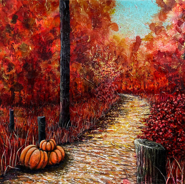 Autumn Path Original Painting