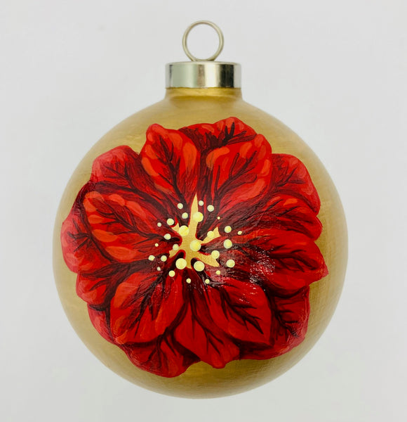 Poinsettia Ornament