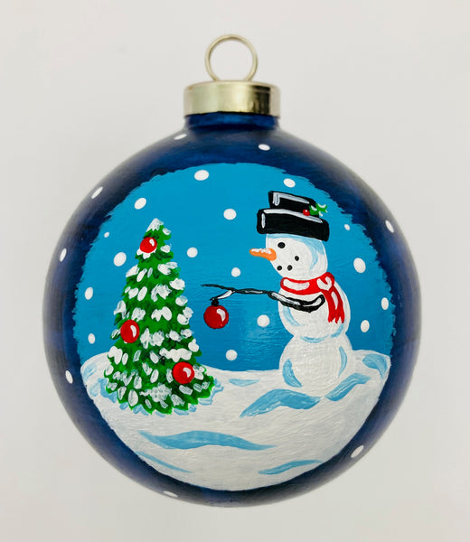 Snowy Christmas Ornament