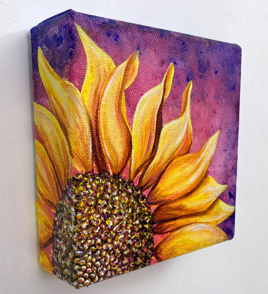 Summertime Sunflower Mini Painting