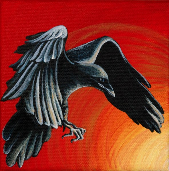 Crow 5" x 5" Print