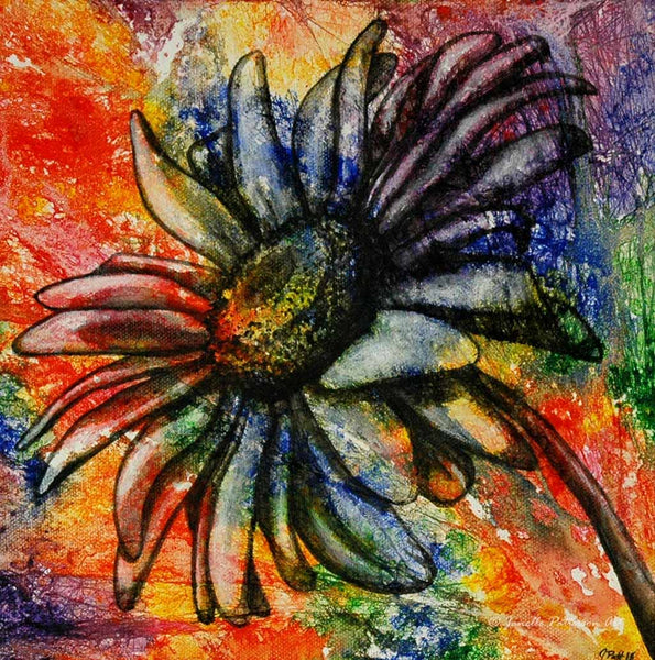 Daisy Original Painting - Janelle Patterson Art