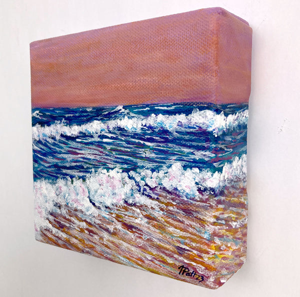 Evening Waves Mini Painting