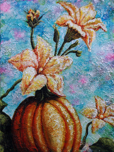 Good Morning Pumpkin Original Painting