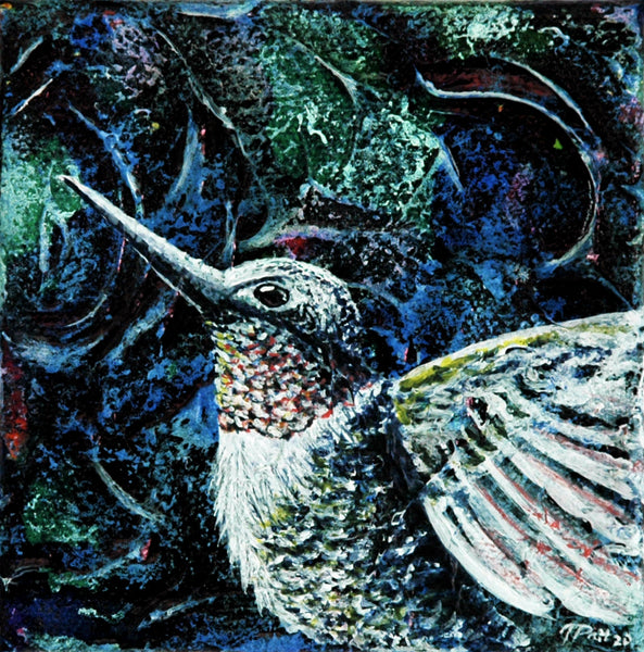 Hummingbird Mini Painting
