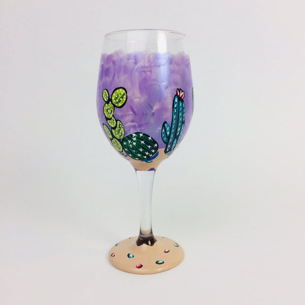 Cactus Wine Glass