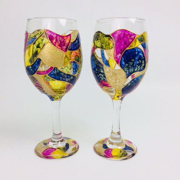 Janelle Patterson Art - Cathedral Wine Glass