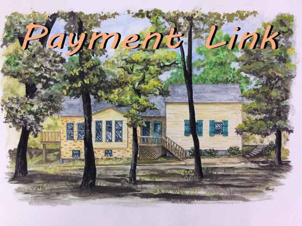 Watercolor House Portrait-Payment Link