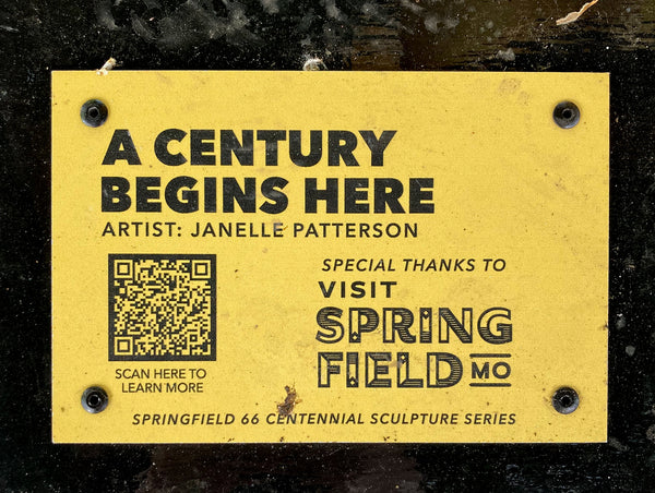 "A Century Begins Here" Springfield 66 Centennial Sculpture Series