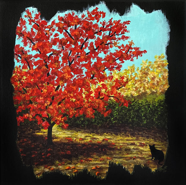 Autumn Stroll Original Painting