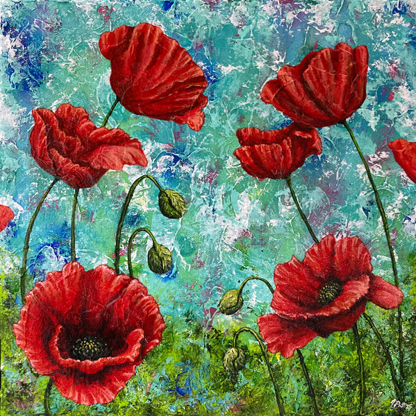 Blissful Blooms Original Painting