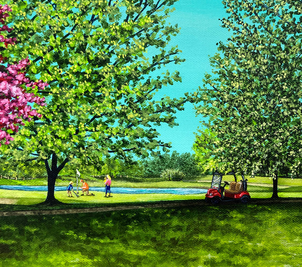 Custom Spring Landscape Original Painting