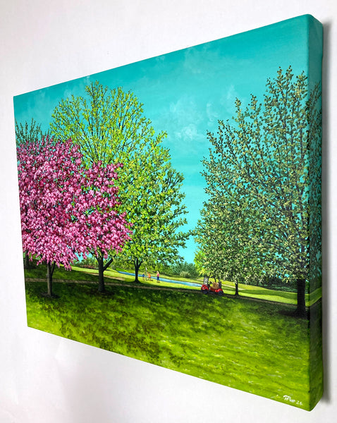 Custom Spring Landscape Original Painting