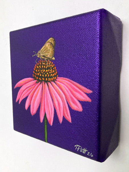 Coneflower Mini Painting