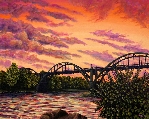 Cotter Bridge Original Painting