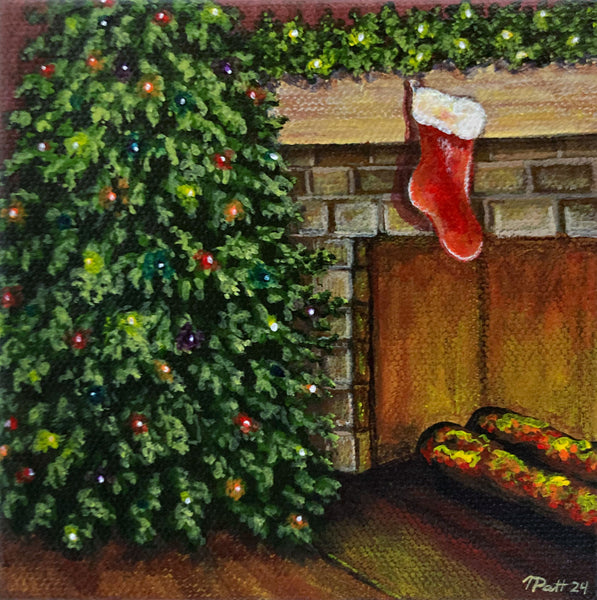 Cozy Christmas Mini Painting