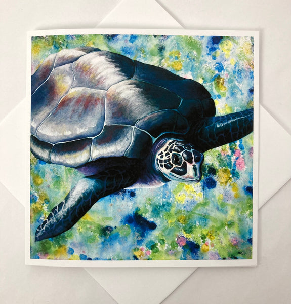 Sea Turtle Card