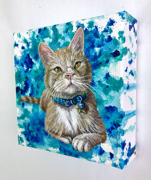 Custom Cat Portrait Mini Paintings