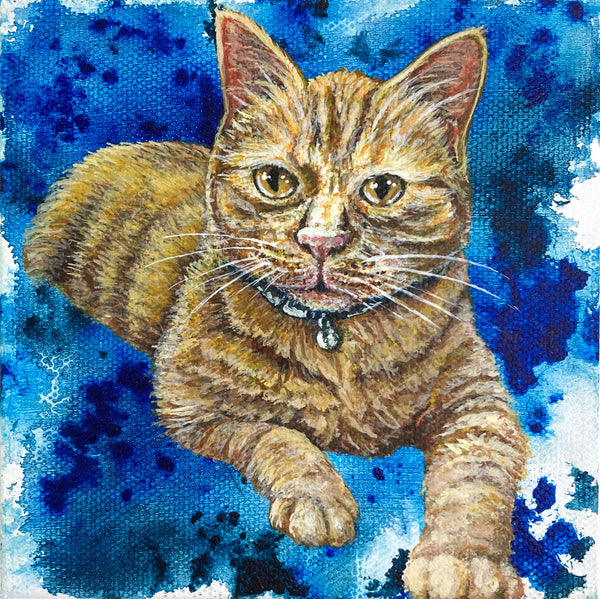 Custom Cat Portrait Mini Paintings