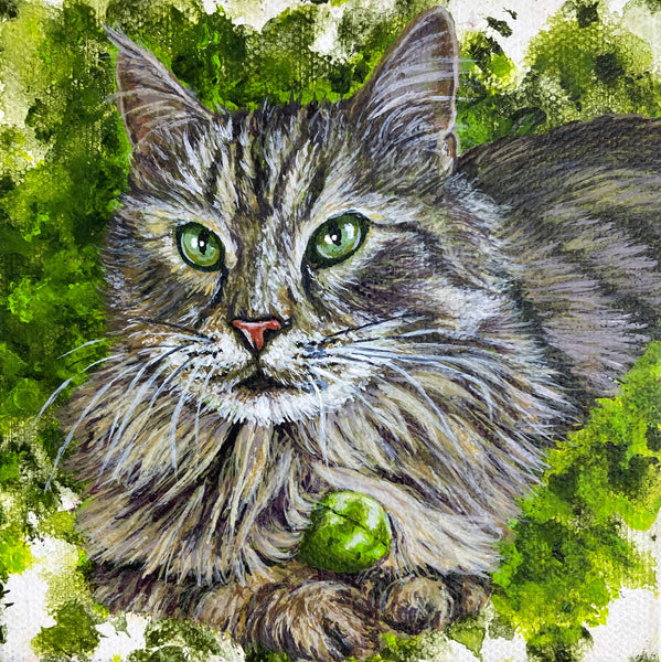 Custom Cat Portrait Mini Paintings