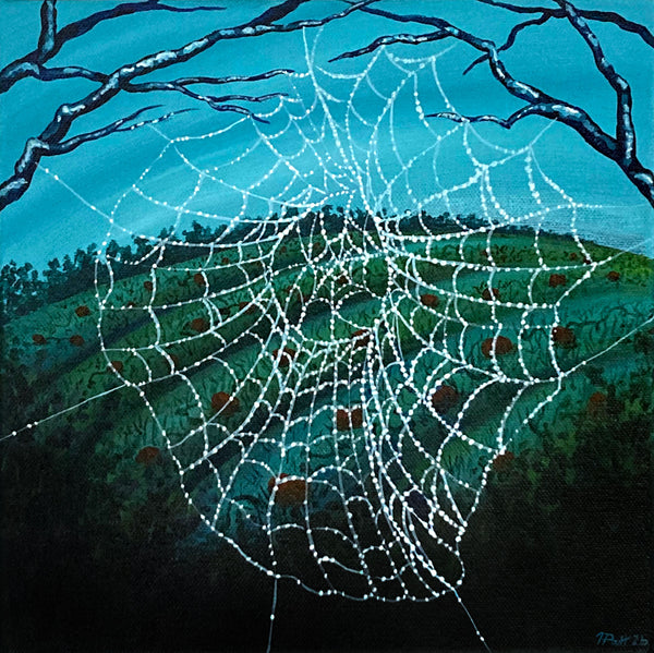Dew Drops Original Painting