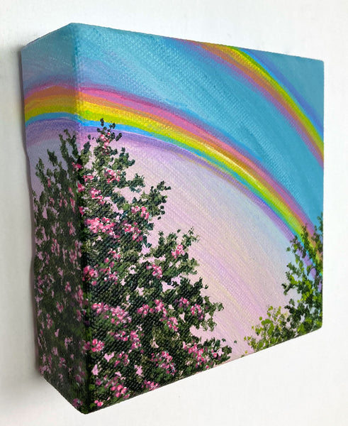 Double Rainbow Mini Painting