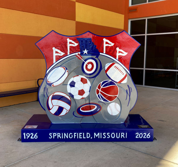 "Game On, Springfield" Springfield 66 Centennial Sculpture Series