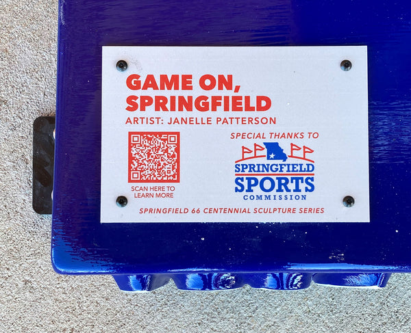 "Game On, Springfield" Springfield 66 Centennial Sculpture Series