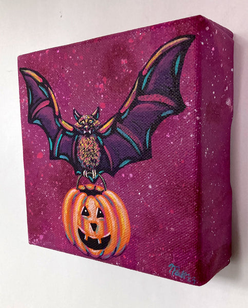 Happy Batoween Mini Painting