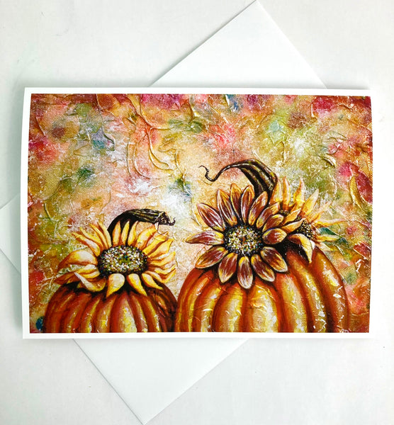 Pumpkin Pair Card