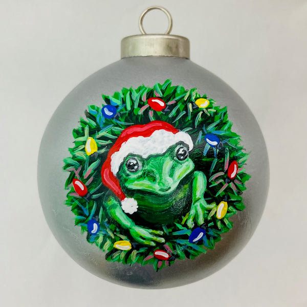 Festive Frog Ornament
