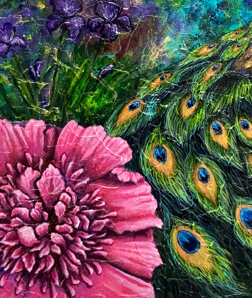 In the Garden Original Painting