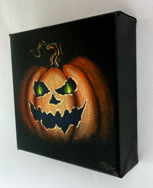 Jack-O-Lantern Mini Painting