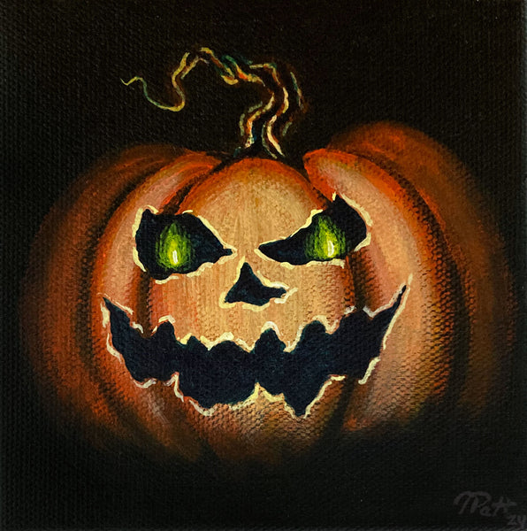 Jack-O-Lantern Mini Painting