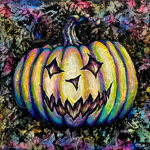 Jack the Jack O' Lantern Halloween Canvas Paint Art Kit – Art by Jess