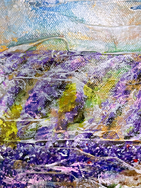 Lavender and Poppies Original Painting