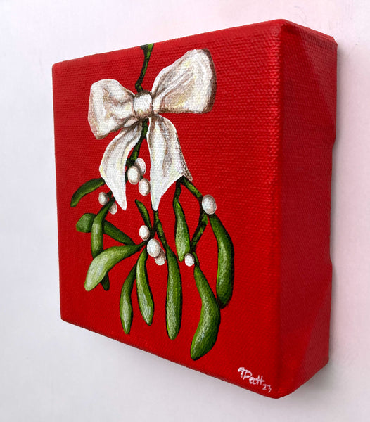 Mistletoe Mini Painting