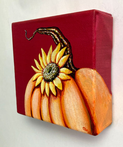 Pleasantly Pumpkin Mini Painting