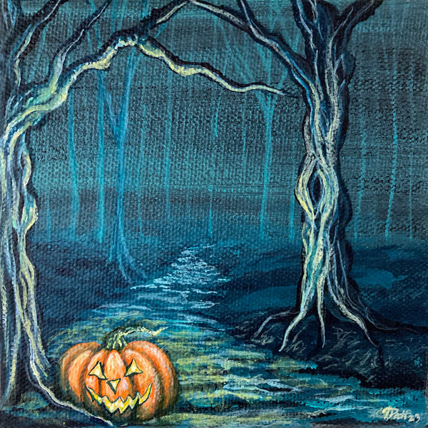Spooky Path Mini Painting