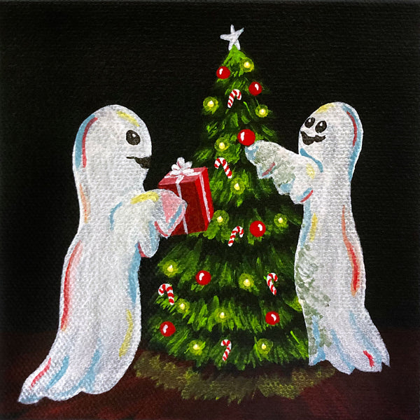 The Ghosts of Christmas Present Mini Painting