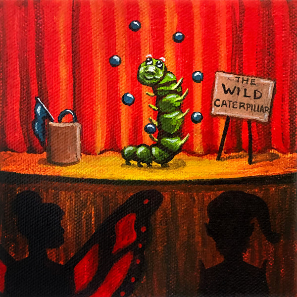 The Wild Caterpillar Mini Painting