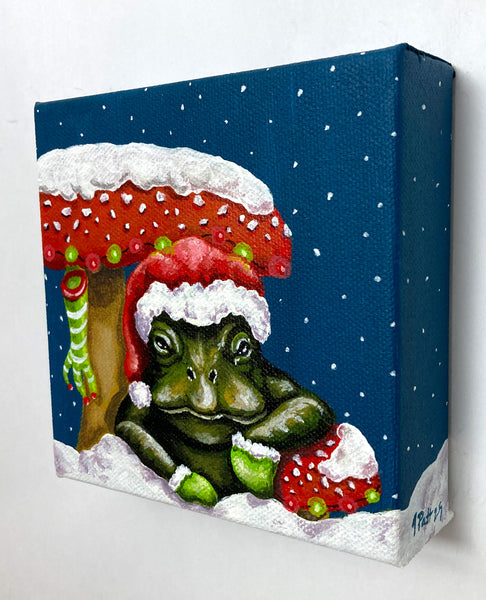 Toadally Festive Mini Painting