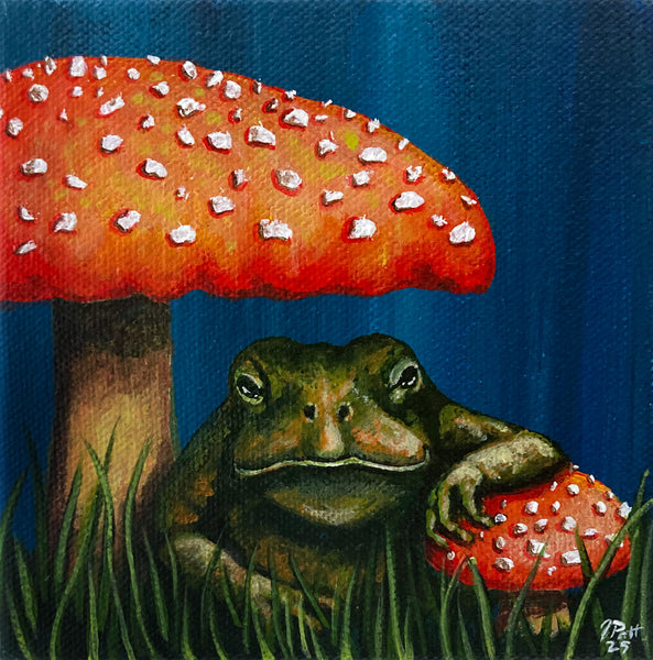 Toadally Mini Painting