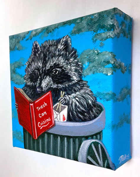 Trash Can Cuisine Mini Painting