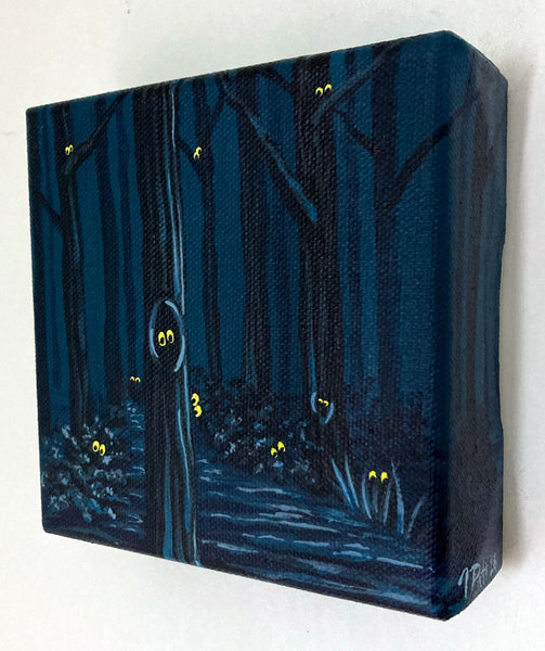 Watchful Eyes Mini Painting