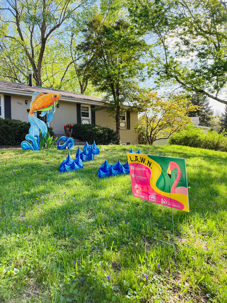 Above the Waves - 2023 LAWN Painting Installation