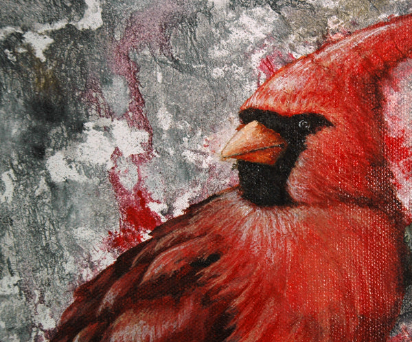 Cardinal Original Painting