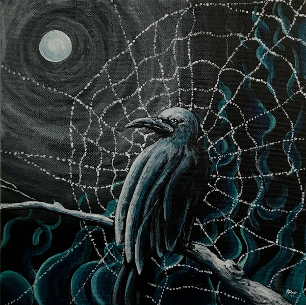 Crow Original Painting
