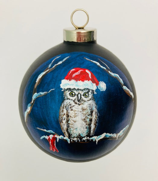 Owl Be Home for Christmas Ornament