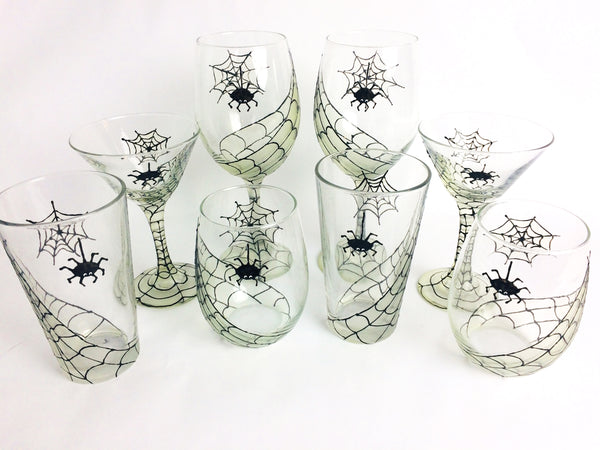 Spider Martini Glass